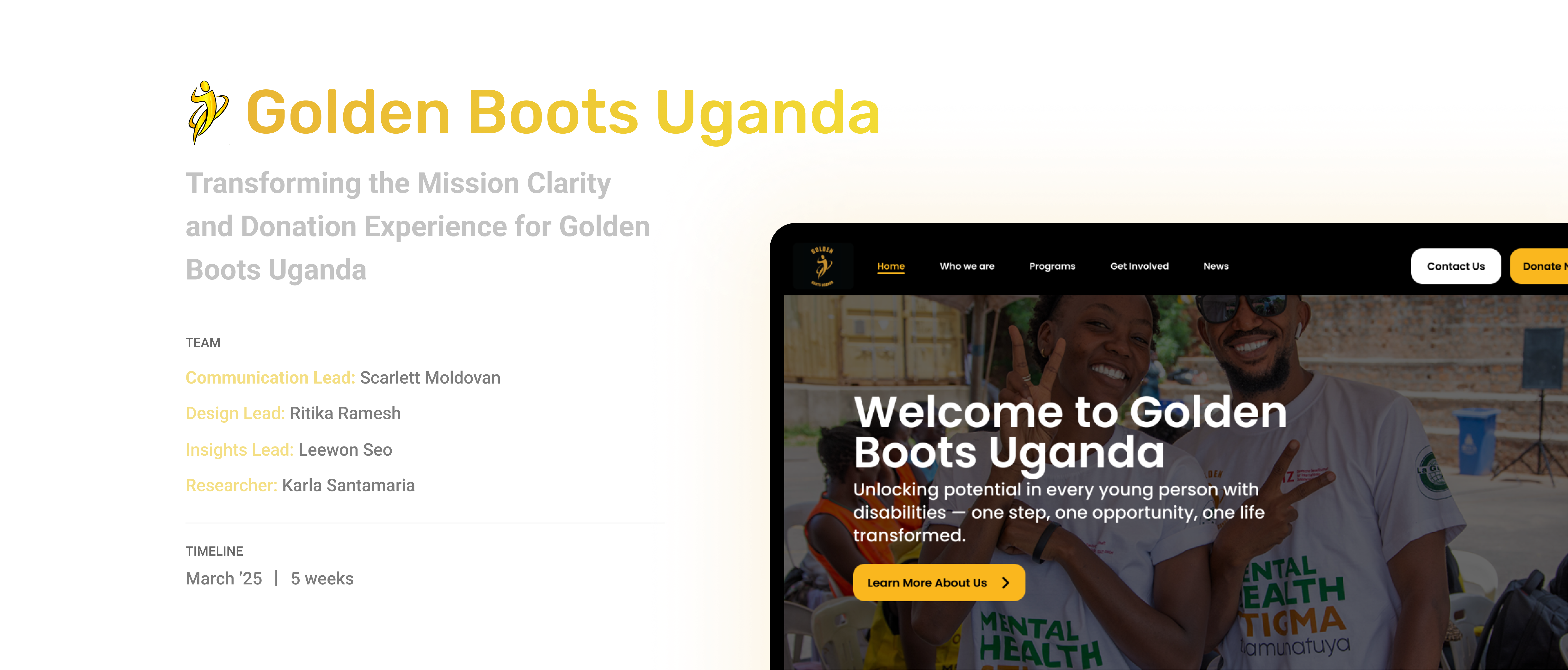 Golden Boots Uganda Case Study