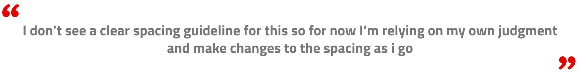 Quote from participant